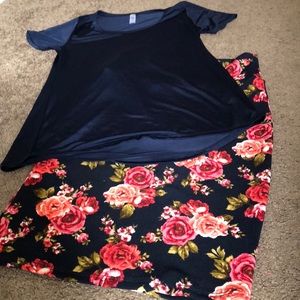 XXS Classic T & Small Cassie skirt
